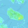 Mapa topográfico Rikers Island, altitude, relevo