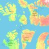 Mapa topográfico Nunavut Land Claims Agreement - Resolute Bay Inuit Owned Land, altitude, relevo