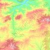 Mapa topográfico Ajdir, altitude, relevo