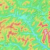 Mapa topográfico Baerenthal, altitude, relevo