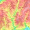 Mapa topográfico Billigheim, altitude, relevo