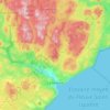 Mapa topográfico La Malbaie, altitude, relevo