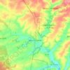 Mapa topográfico Nizy-le-Comte, altitude, relevo