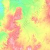 Mapa topográfico Einasleigh, altitude, relevo