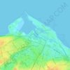 Mapa topográfico Leith Harbour & Newhaven, altitude, relevo