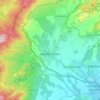 Mapa topográfico Guadarrama, altitude, relevo