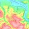 Mapa topográfico Atherington, altitude, relevo