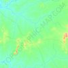 Mapa topográfico Conceição do Tocantins, altitude, relevo