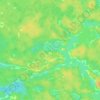 Mapa topográfico Harris Lake, altitude, relevo