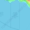 Mapa topográfico Abalone Cove State Marine Conservation Area, altitude, relevo