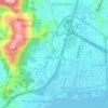 Mapa topográfico Roçado, altitude, relevo