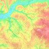 Mapa topográfico 37370, altitude, relevo