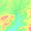 Mapa topográfico Ibimirim, altitude, relevo