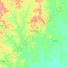 Mapa topográfico Baixa Grande, altitude, relevo