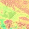Mapa topográfico Hor, altitude, relevo