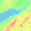 Mapa topográfico Terrenceville, altitude, relevo
