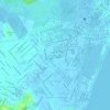 Mapa topográfico Cidade da Barra, altitude, relevo