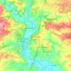 Mapa topográfico Val d'Oust, altitude, relevo