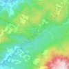 Mapa topográfico Foce, altitude, relevo
