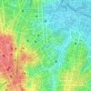 Mapa topográfico Liberdade, altitude, relevo