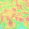 Mapa topográfico Provinz Xieng Khouang, altitude, relevo
