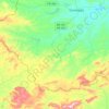 Mapa topográfico Santa Inês, altitude, relevo