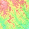Mapa topográfico Salgado, altitude, relevo