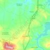 Mapa topográfico Guijuelo, altitude, relevo