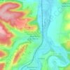 Mapa topográfico Mussey-sur-Marne, altitude, relevo