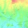 Mapa topográfico Poulton, altitude, relevo