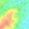 Mapa topográfico Ooike (Oudenaarde), altitude, relevo