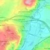Mapa topográfico Morriston, altitude, relevo