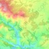 Mapa topográfico San Miguel de Valero, altitude, relevo