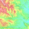 Mapa topográfico Stigliano, altitude, relevo