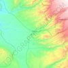 Mapa topográfico Nazca, altitude, relevo