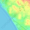 Mapa topográfico Seascale, altitude, relevo