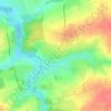 Mapa topográfico Ferrière-la-Petite, altitude, relevo