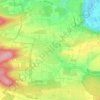 Mapa topográfico Erligheim, altitude, relevo