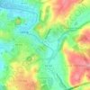 Mapa topográfico Rio Lis, altitude, relevo