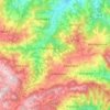 Mapa topográfico Savigno, altitude, relevo