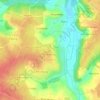 Mapa topográfico Courpiac, altitude, relevo