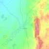 Mapa topográfico Peak Hill, altitude, relevo