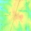 Mapa topográfico Amber, altitude, relevo