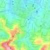 Mapa topográfico Cidade Jardim, altitude, relevo