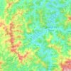 Mapa topográfico Laranja da Terra, altitude, relevo