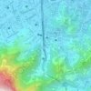 Mapa topográfico Rio Comprido, altitude, relevo