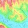 Mapa topográfico Camboulit, altitude, relevo