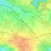 Mapa topográfico Saint-Martin-des-Entrées, altitude, relevo
