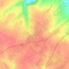 Mapa topográfico Vacquerie-le-Boucq, altitude, relevo