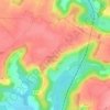 Mapa topográfico Neuville-sur-Margival, altitude, relevo